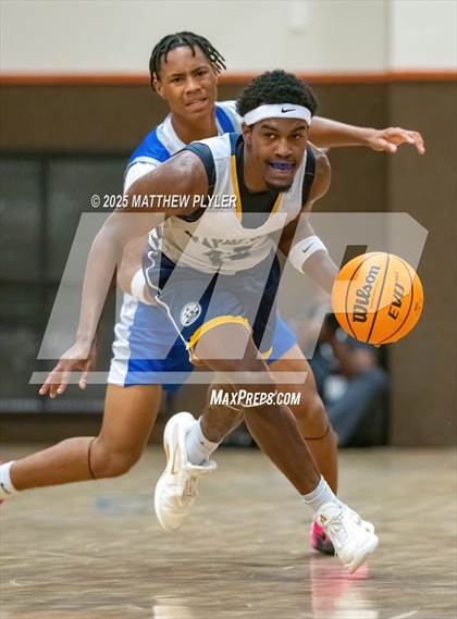 Thumbnail 3 in Wayne Preparatory Academy vs. Fayetteville Christian (Veterans Showcase 2025) photogallery.