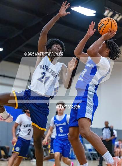 Thumbnail 2 in Wayne Preparatory Academy vs. Fayetteville Christian (Veterans Showcase 2025) photogallery.