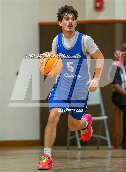 Thumbnail 3 in Wayne Preparatory Academy vs. Fayetteville Christian (Veterans Showcase 2025) photogallery.