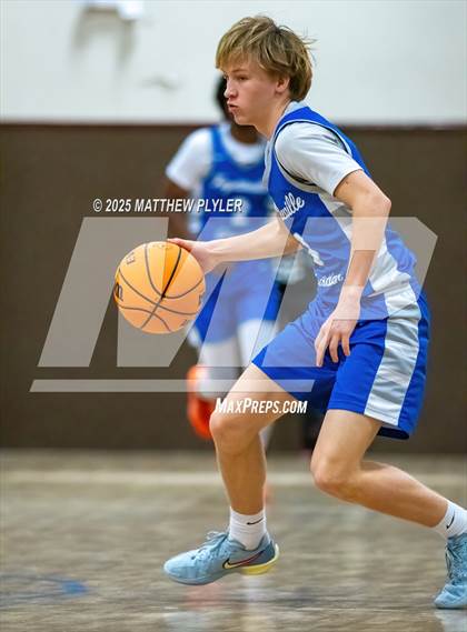 Thumbnail 1 in Wayne Preparatory Academy vs. Fayetteville Christian (Veterans Showcase 2025) photogallery.