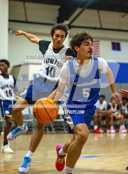 Thumbnail 1 in Wayne Preparatory Academy vs. Fayetteville Christian (Veterans Showcase 2025) photogallery.