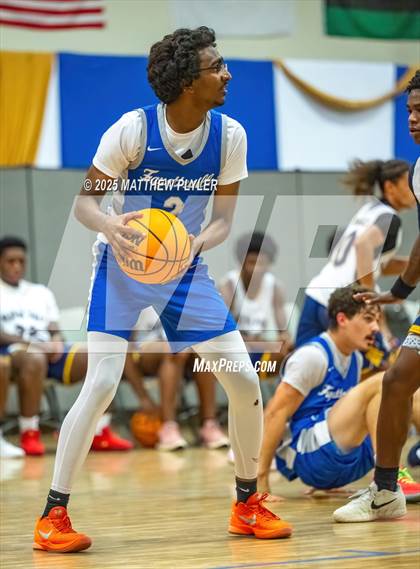 Thumbnail 3 in Wayne Preparatory Academy vs. Fayetteville Christian (Veterans Showcase 2025) photogallery.