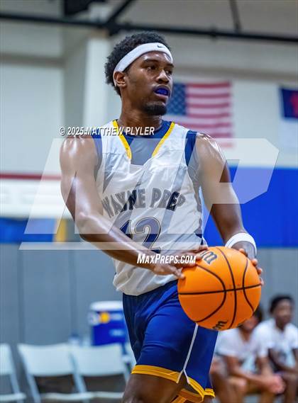 Thumbnail 3 in Wayne Preparatory Academy vs. Fayetteville Christian (Veterans Showcase 2025) photogallery.