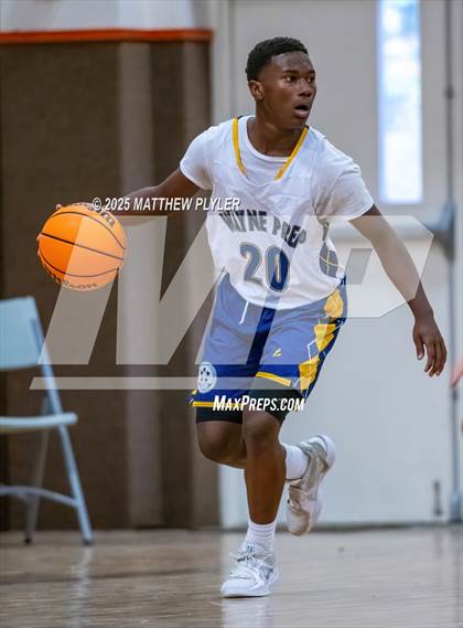 Thumbnail 2 in Wayne Preparatory Academy vs. Fayetteville Christian (Veterans Showcase 2025) photogallery.
