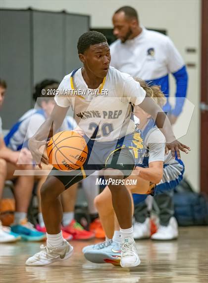 Thumbnail 3 in Wayne Preparatory Academy vs. Fayetteville Christian (Veterans Showcase 2025) photogallery.