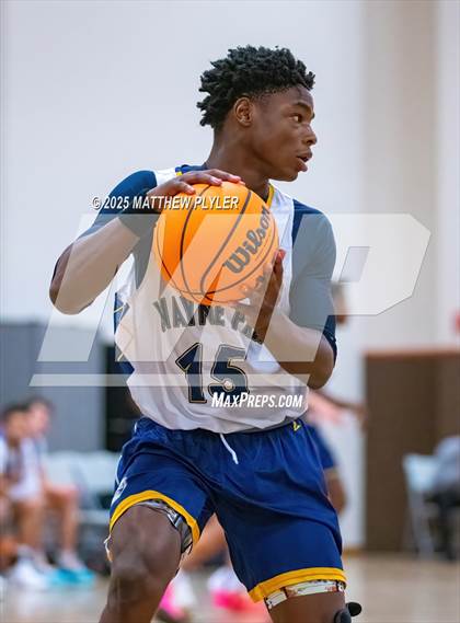 Thumbnail 1 in Wayne Preparatory Academy vs. Fayetteville Christian (Veterans Showcase 2025) photogallery.