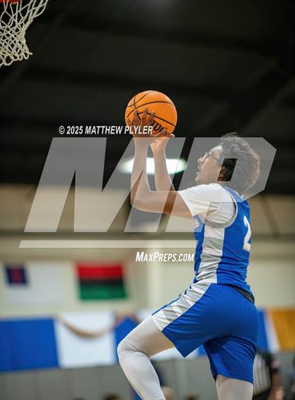 Thumbnail 1 in Wayne Preparatory Academy vs. Fayetteville Christian (Veterans Showcase 2025) photogallery.