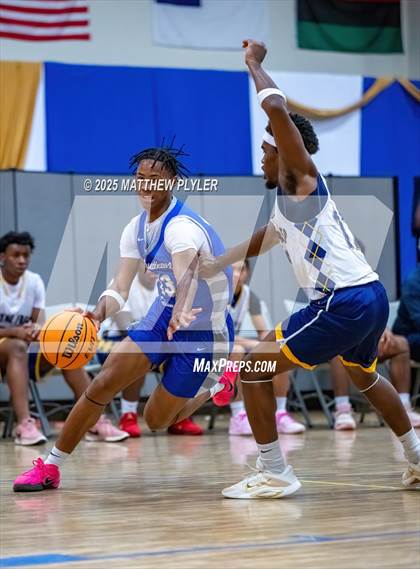 Thumbnail 1 in Wayne Preparatory Academy vs. Fayetteville Christian (Veterans Showcase 2025) photogallery.