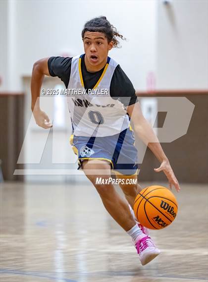 Thumbnail 2 in Wayne Preparatory Academy vs. Fayetteville Christian (Veterans Showcase 2025) photogallery.