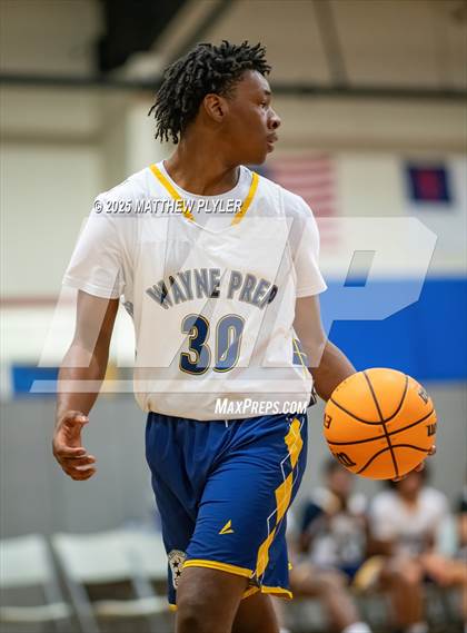 Thumbnail 3 in Wayne Preparatory Academy vs. Fayetteville Christian (Veterans Showcase 2025) photogallery.