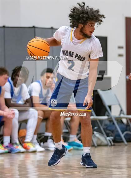 Thumbnail 2 in Wayne Preparatory Academy vs. Fayetteville Christian (Veterans Showcase 2025) photogallery.