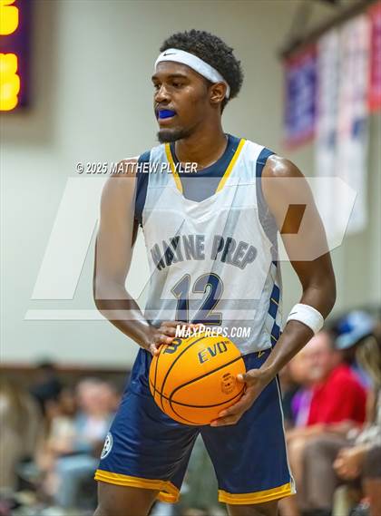 Thumbnail 2 in Wayne Preparatory Academy vs. Fayetteville Christian (Veterans Showcase 2025) photogallery.