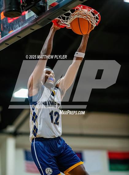 Thumbnail 2 in Wayne Preparatory Academy vs. Fayetteville Christian (Veterans Showcase 2025) photogallery.