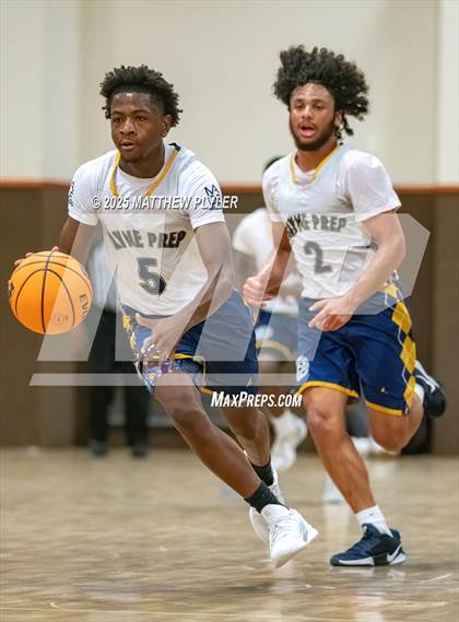 Thumbnail 2 in Wayne Preparatory Academy vs. Fayetteville Christian (Veterans Showcase 2025) photogallery.