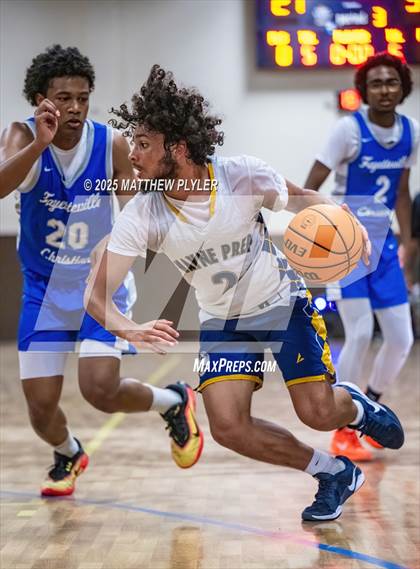 Thumbnail 2 in Wayne Preparatory Academy vs. Fayetteville Christian (Veterans Showcase 2025) photogallery.