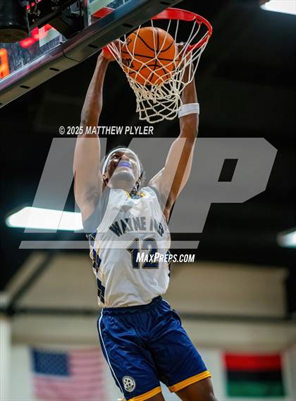 Thumbnail 1 in Wayne Preparatory Academy vs. Fayetteville Christian (Veterans Showcase 2025) photogallery.