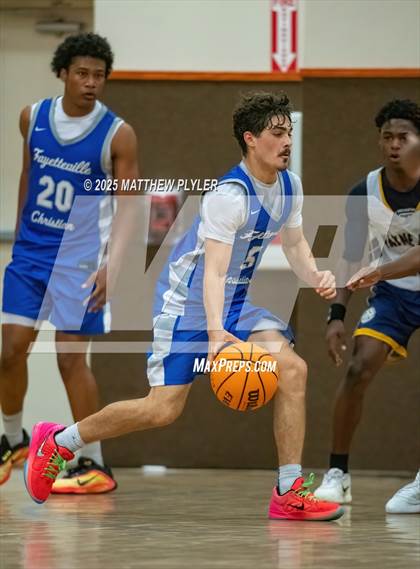 Thumbnail 3 in Wayne Preparatory Academy vs. Fayetteville Christian (Veterans Showcase 2025) photogallery.