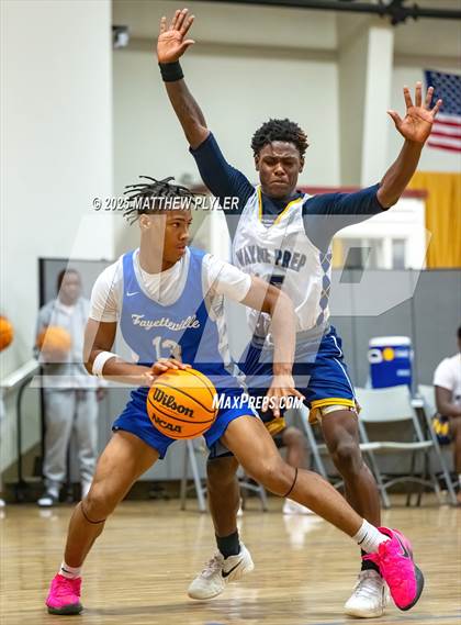 Thumbnail 2 in Wayne Preparatory Academy vs. Fayetteville Christian (Veterans Showcase 2025) photogallery.