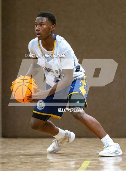 Thumbnail 1 in Wayne Preparatory Academy vs. Fayetteville Christian (Veterans Showcase 2025) photogallery.