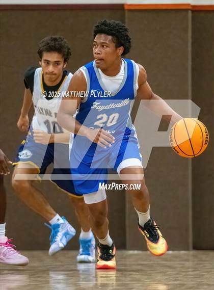 Thumbnail 1 in Wayne Preparatory Academy vs. Fayetteville Christian (Veterans Showcase 2025) photogallery.