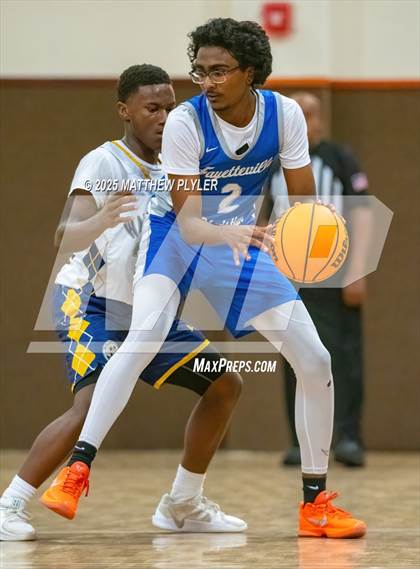 Thumbnail 3 in Wayne Preparatory Academy vs. Fayetteville Christian (Veterans Showcase 2025) photogallery.