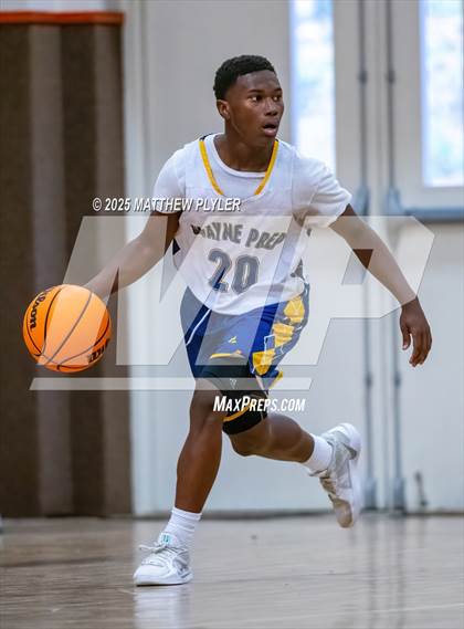 Thumbnail 1 in Wayne Preparatory Academy vs. Fayetteville Christian (Veterans Showcase 2025) photogallery.