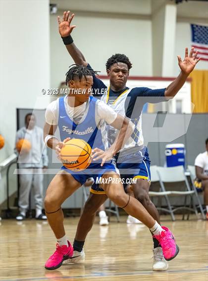 Thumbnail 1 in Wayne Preparatory Academy vs. Fayetteville Christian (Veterans Showcase 2025) photogallery.