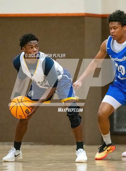 Thumbnail 1 in Wayne Preparatory Academy vs. Fayetteville Christian (Veterans Showcase 2025) photogallery.