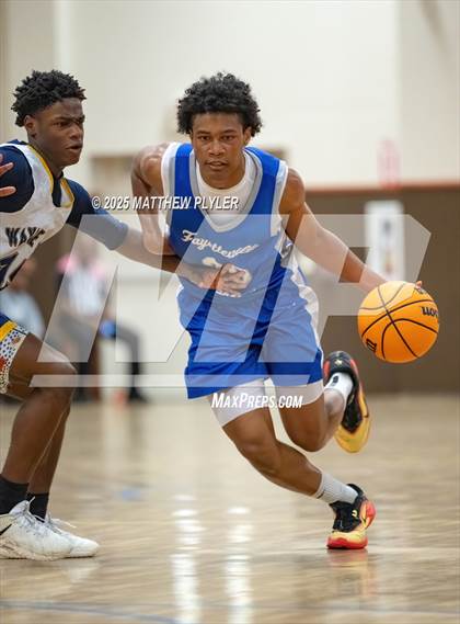Thumbnail 2 in Wayne Preparatory Academy vs. Fayetteville Christian (Veterans Showcase 2025) photogallery.