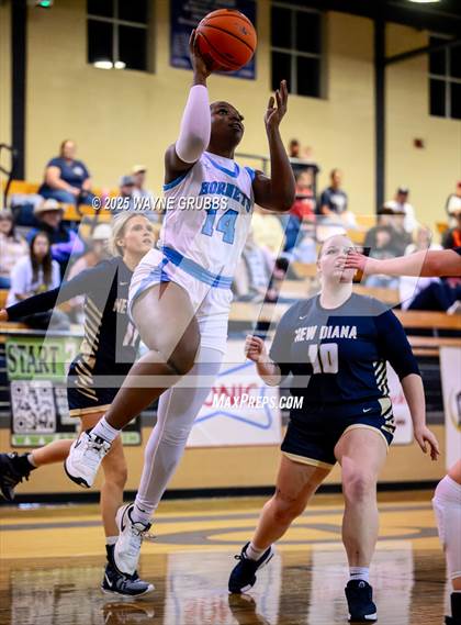 Thumbnail 1 in New Diana @ Hooks (UIL 3A D2 Basketball Bi-District) photogallery.