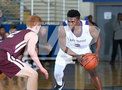 Thumbnail 1 in Don Bosco Prep vs First Baptist School (Rotary Roundball Classic) photogallery.