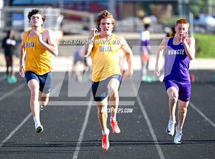 Thumbnail 2 in Muncie Central Duals (100 Meter) photogallery.