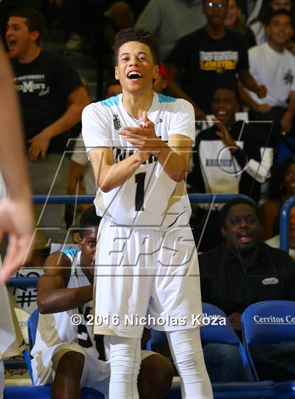 Thumbnail 1 in Chino Hills vs. Bishop Montgomery (Fairfax State Preview) photogallery.