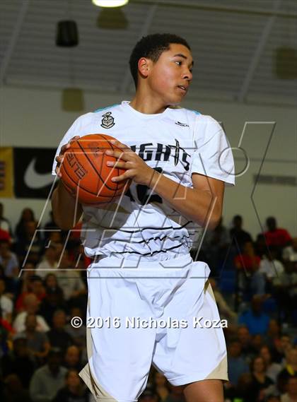 Thumbnail 1 in Chino Hills vs. Bishop Montgomery (Fairfax State Preview) photogallery.