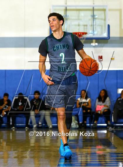Thumbnail 3 in Chino Hills vs. Bishop Montgomery (Fairfax State Preview) photogallery.