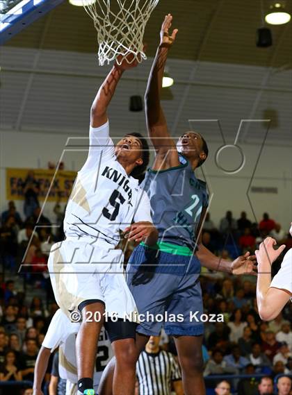 Thumbnail 3 in Chino Hills vs. Bishop Montgomery (Fairfax State Preview) photogallery.