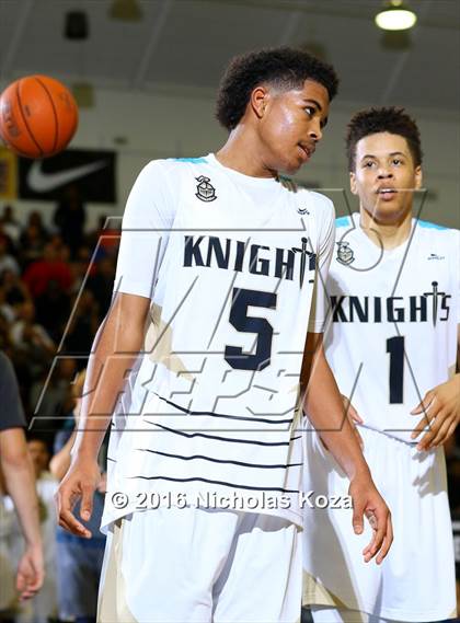 Thumbnail 1 in Chino Hills vs. Bishop Montgomery (Fairfax State Preview) photogallery.