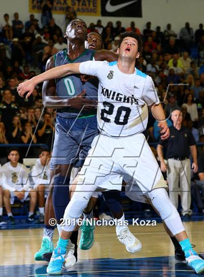 Thumbnail 1 in Chino Hills vs. Bishop Montgomery (Fairfax State Preview) photogallery.