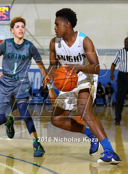 Thumbnail 3 in Chino Hills vs. Bishop Montgomery (Fairfax State Preview) photogallery.