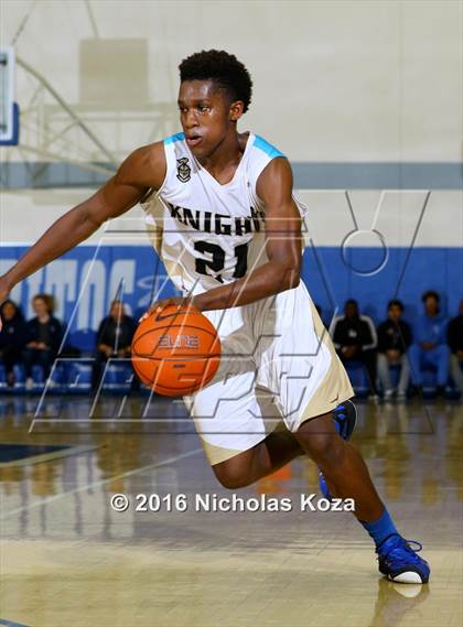 Thumbnail 2 in Chino Hills vs. Bishop Montgomery (Fairfax State Preview) photogallery.