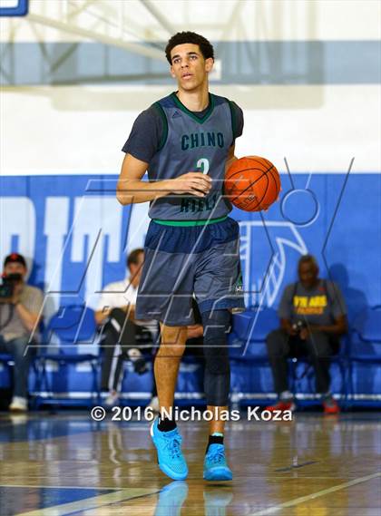 Thumbnail 3 in Chino Hills vs. Bishop Montgomery (Fairfax State Preview) photogallery.