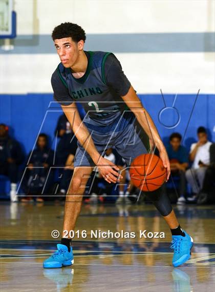 Thumbnail 1 in Chino Hills vs. Bishop Montgomery (Fairfax State Preview) photogallery.