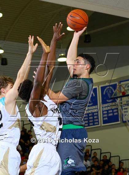 Thumbnail 1 in Chino Hills vs. Bishop Montgomery (Fairfax State Preview) photogallery.