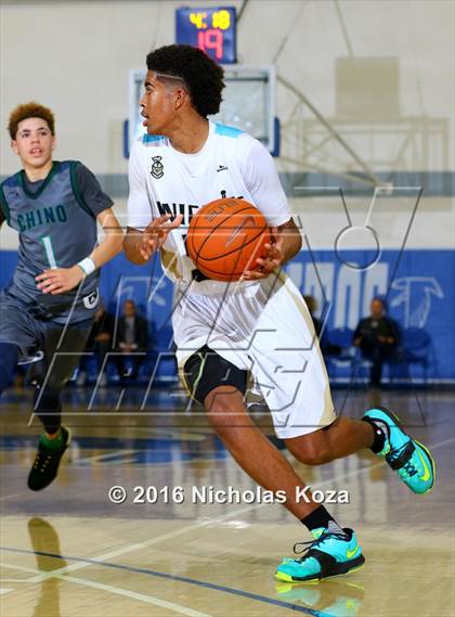 Thumbnail 1 in Chino Hills vs. Bishop Montgomery (Fairfax State Preview) photogallery.