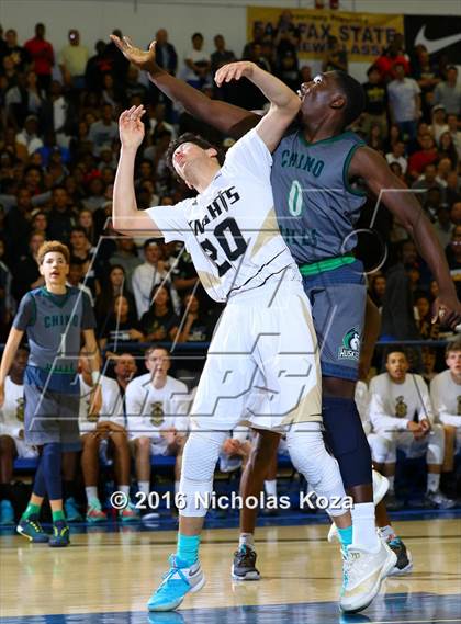 Thumbnail 2 in Chino Hills vs. Bishop Montgomery (Fairfax State Preview) photogallery.
