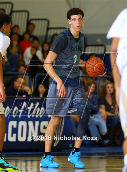 Thumbnail 2 in Chino Hills vs. Bishop Montgomery (Fairfax State Preview) photogallery.