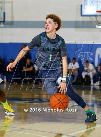 Thumbnail 3 in Chino Hills vs. Bishop Montgomery (Fairfax State Preview) photogallery.