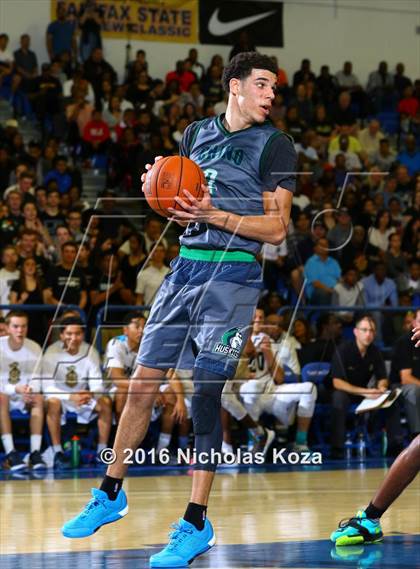 Thumbnail 1 in Chino Hills vs. Bishop Montgomery (Fairfax State Preview) photogallery.