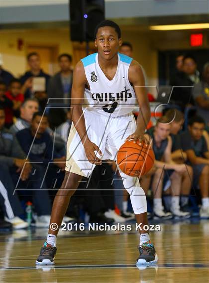 Thumbnail 1 in Chino Hills vs. Bishop Montgomery (Fairfax State Preview) photogallery.