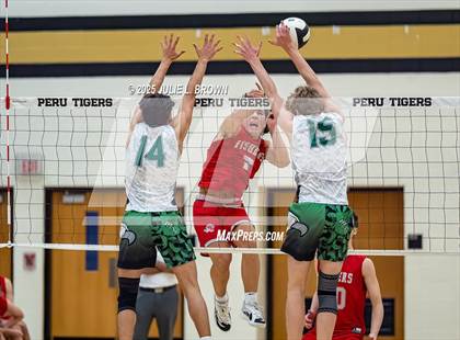 Thumbnail 1 in Zionsville vs. Fishers (IHSAA Peru Regional) photogallery.
